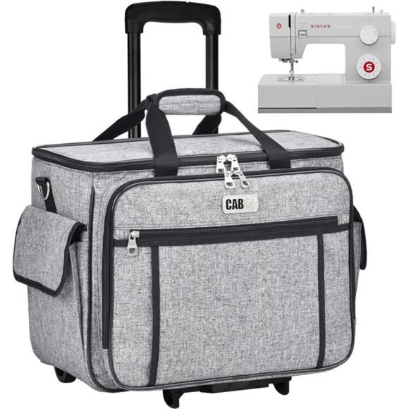 Rolling Sewing Machine Case Detachable Rolling Sewing Machine Carrying Case